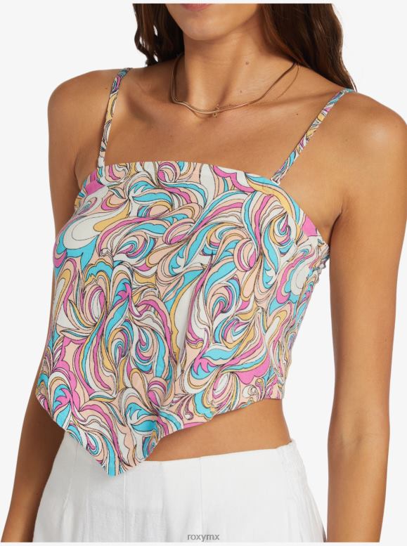 Roxy mujer top corto con tirantes de iconic place 68XP0231
