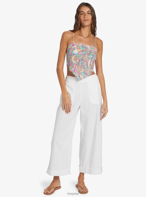 Roxy mujer top corto con tirantes de iconic place 68XP0231