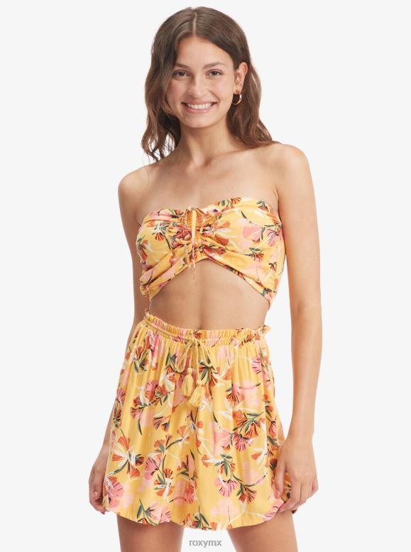 Roxy mujer top sin mangas con diseño de lúpulo de la isla 68XP0445