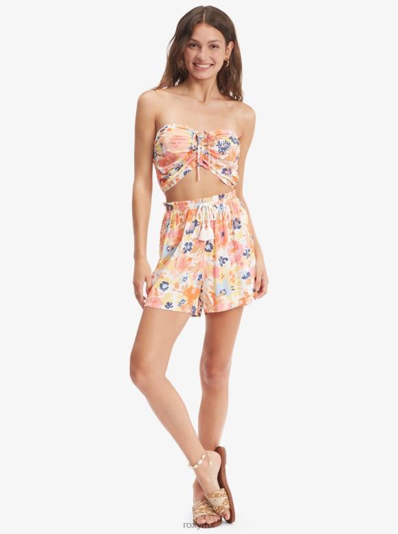 Roxy mujer top sin mangas con diseño de lúpulo de la isla 68XP0500