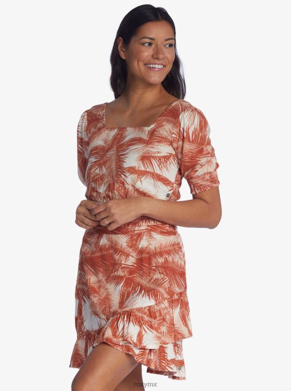 Roxy mujer top tejido con abundante oleaje 68XP0568