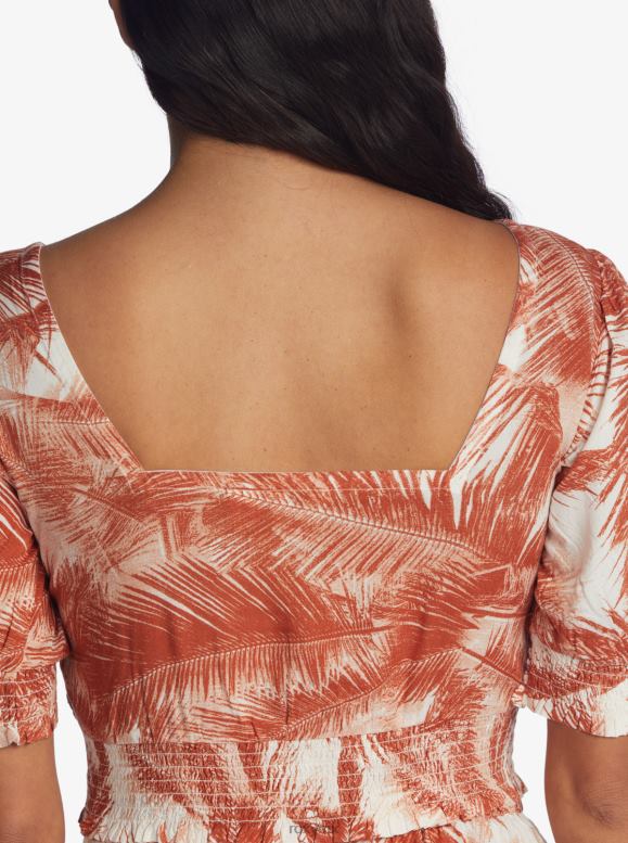 Roxy mujer top tejido con abundante oleaje 68XP0568