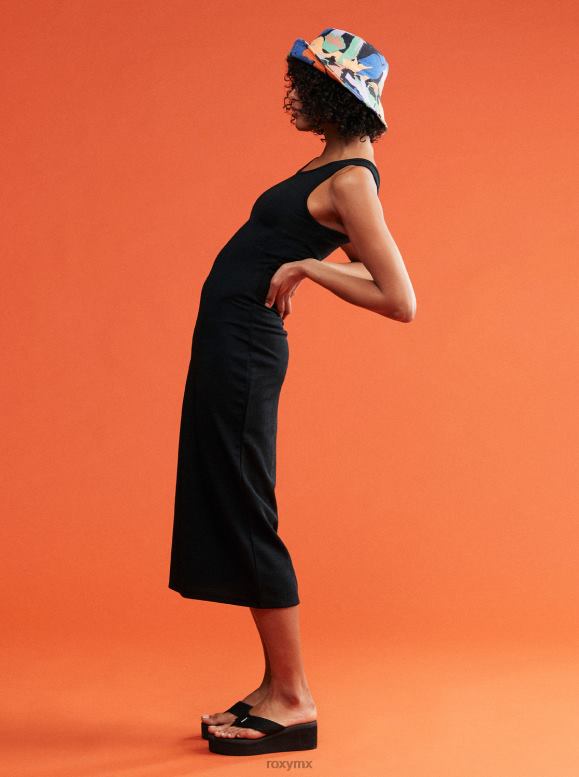 Roxy mujer buen recuerdo vestido midi con tiras 68XP0149