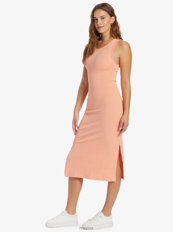 Roxy mujer buen recuerdo vestido midi con tiras 68XP0297