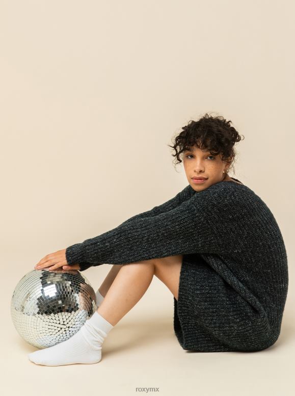 Roxy mujer doblar un vestido de punto de esquina 68XP0493