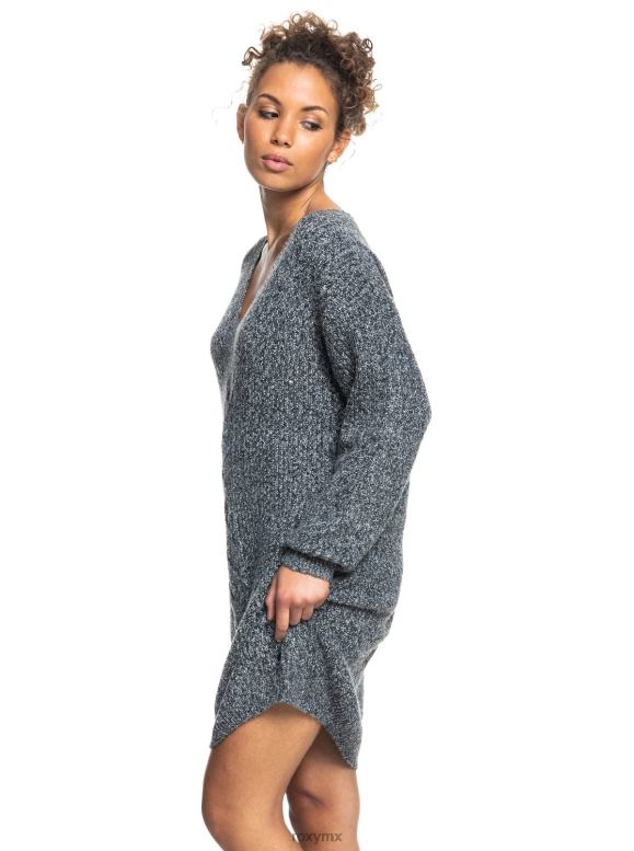 Roxy mujer doblar un vestido de punto de esquina 68XP0493