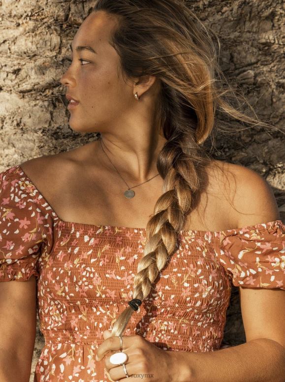 Roxy mujer minivestido tejido con pétalos de Hello 68XP0502