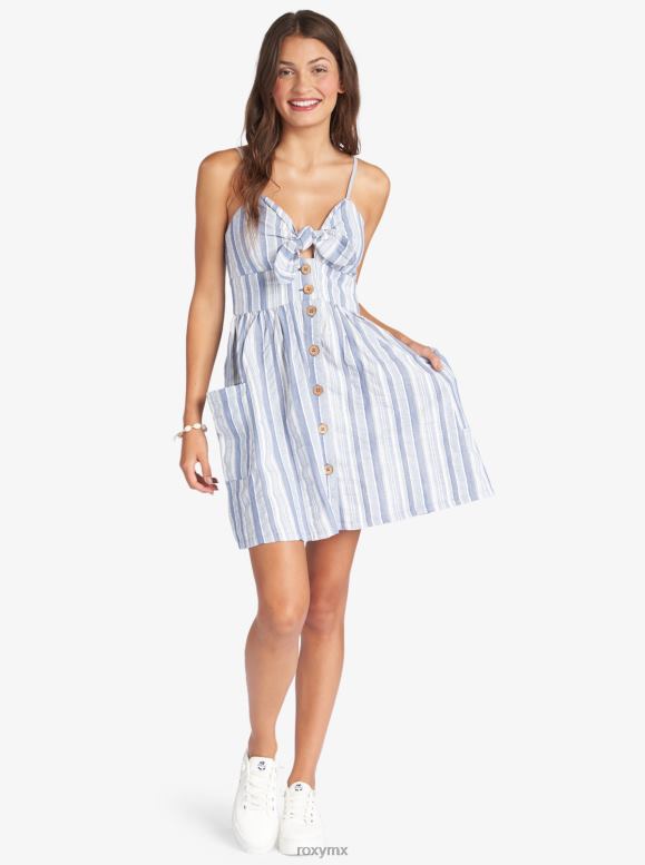 Roxy mujer vestido con tiras bajo el sol de cali 68XP0367