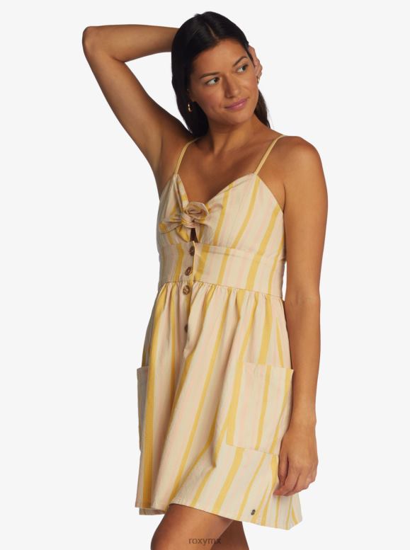 Roxy mujer vestido con tiras bajo el sol de cali 68XP0529
