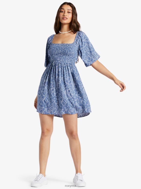 Roxy mujer vestido corto de arena satinada 68XP0191