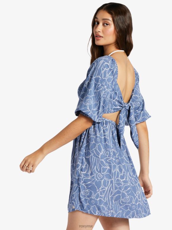 Roxy mujer vestido corto de arena satinada 68XP0191