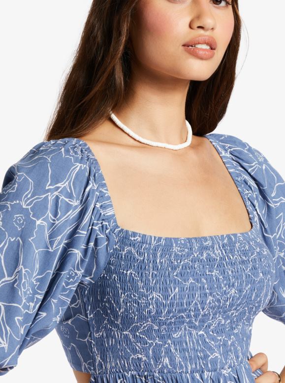 Roxy mujer vestido corto de arena satinada 68XP0191