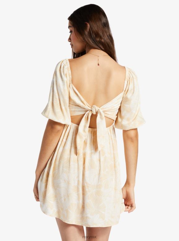 Roxy mujer vestido corto de arena satinada 68XP0388