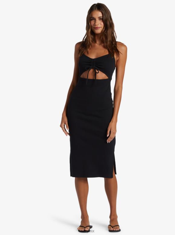 Roxy mujer vestido de canalé ondulado 68XP036