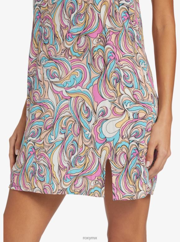 Roxy mujer vestido lencero con cuello en V 68XP0214