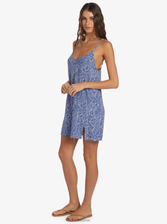 Roxy mujer vestido lencero con cuello en V 68XP0277