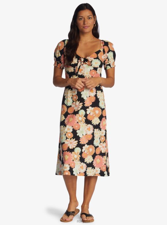 Roxy mujer vestido midi con sensación de verano 68XP0333