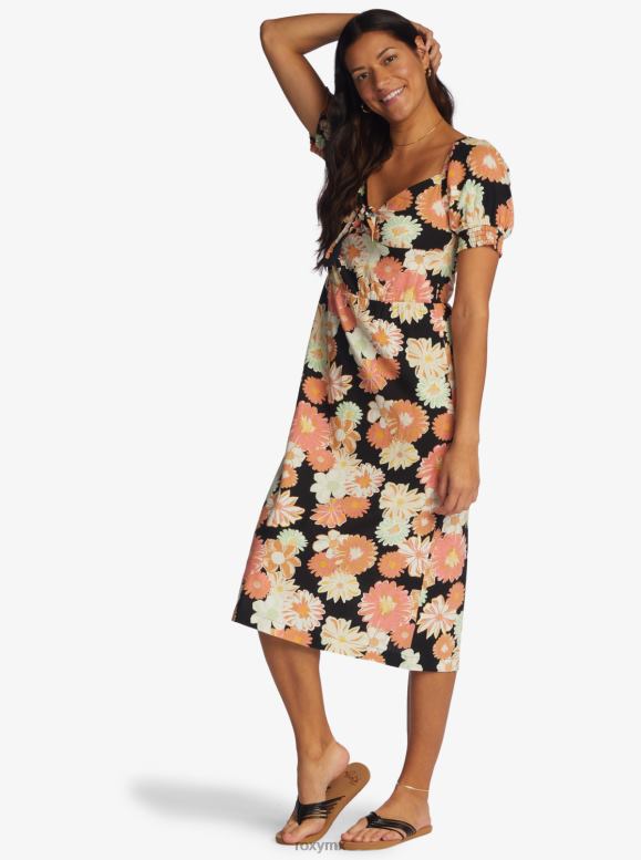 Roxy mujer vestido midi con sensación de verano 68XP0333