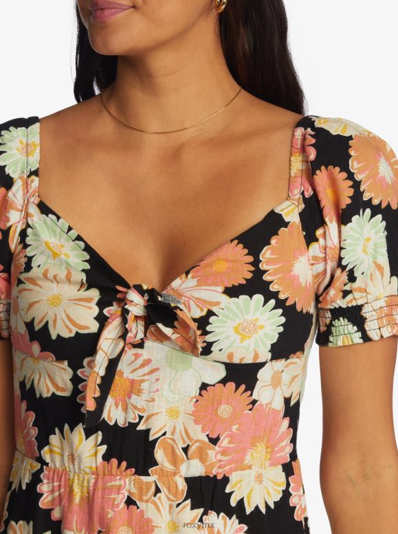 Roxy mujer vestido midi con sensación de verano 68XP0333