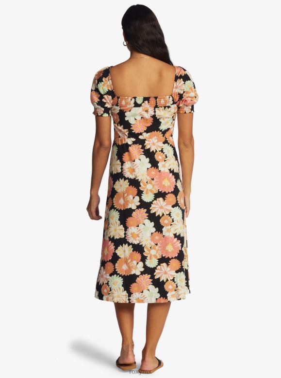 Roxy mujer vestido midi con sensación de verano 68XP0333