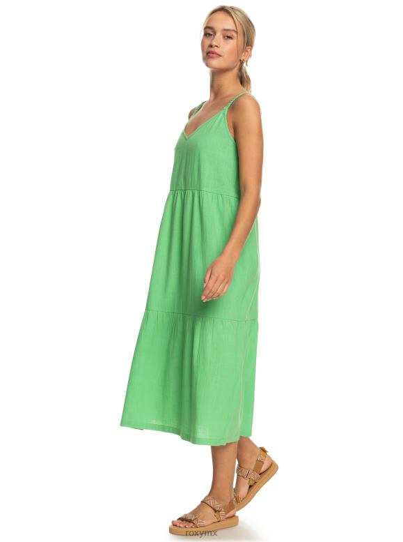 Roxy mujer vestido midi de línea de espera 68XP0304