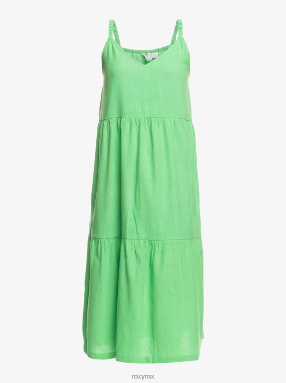 Roxy mujer vestido midi de línea de espera 68XP0304
