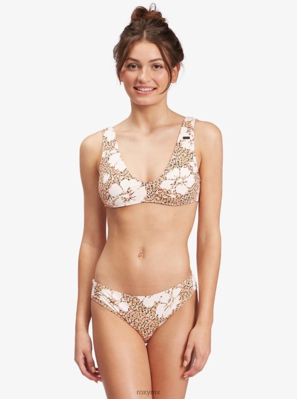 Roxy mujer top de bikini tipo bralette de triángulo Sweet Mahalo 68XP01107