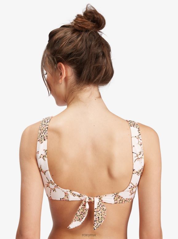 Roxy mujer top de bikini tipo bralette de triángulo Sweet Mahalo 68XP01107