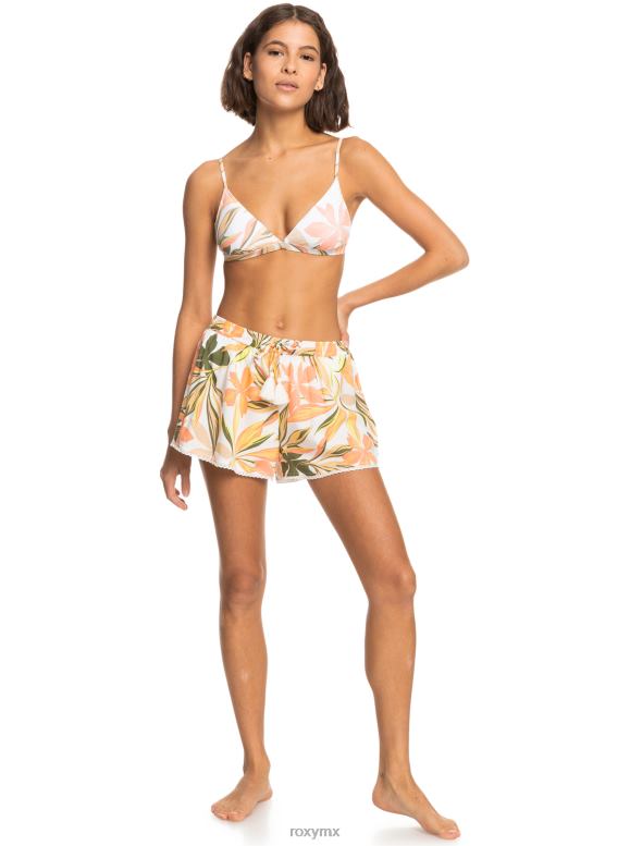 Roxy mujer pantalones cortos de color canela salado 68XP0831