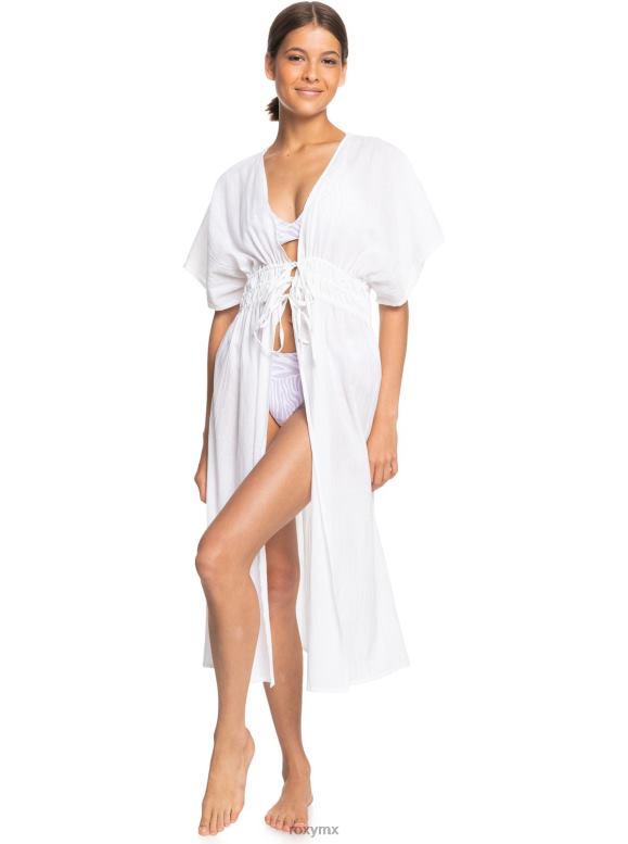 Roxy mujer vestido kimono de playa de historia de verano 68XP01054