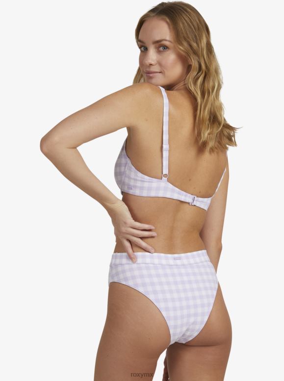 Roxy mujer Braguitas de bikini de cobertura moderada Heart the Check 68XP0890