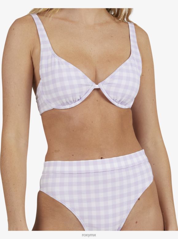 Roxy mujer Braguitas de bikini de cobertura moderada Heart the Check 68XP0890