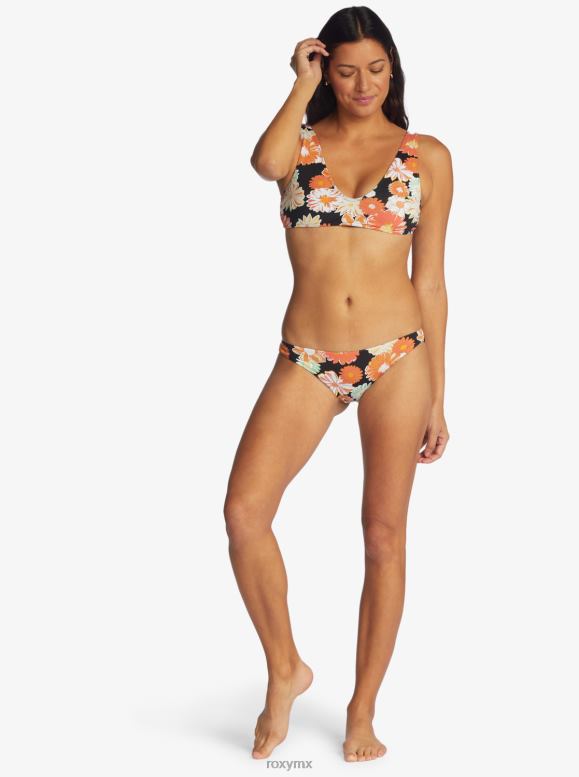 Roxy mujer braguitas de bikini atrevidas clásicas de playa estampadas 68XP01070