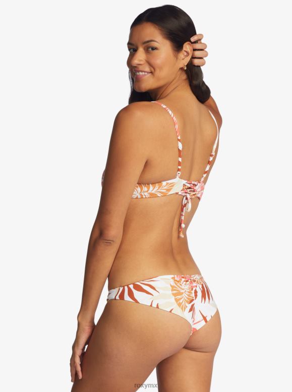Roxy mujer braguitas de bikini atrevidas clásicas de playa estampadas 68XP01075