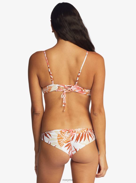 Roxy mujer braguitas de bikini atrevidas clásicas de playa estampadas 68XP01075