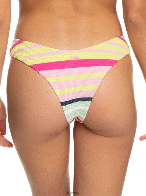 Roxy mujer braguitas de bikini descaradas con alma a rayas 68XP0654