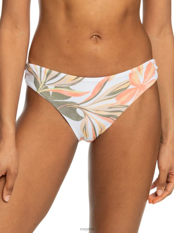 Roxy mujer braguitas de bikini estilo hipster con tiras clásicas de playa 68XP0824
