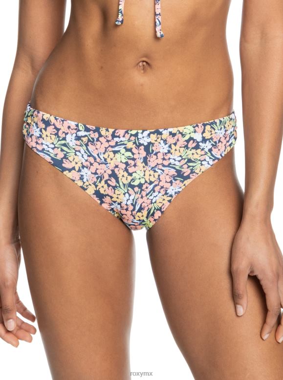Roxy mujer braguitas de bikini estilo hipster con tiras clásicas de playa 68XP0842