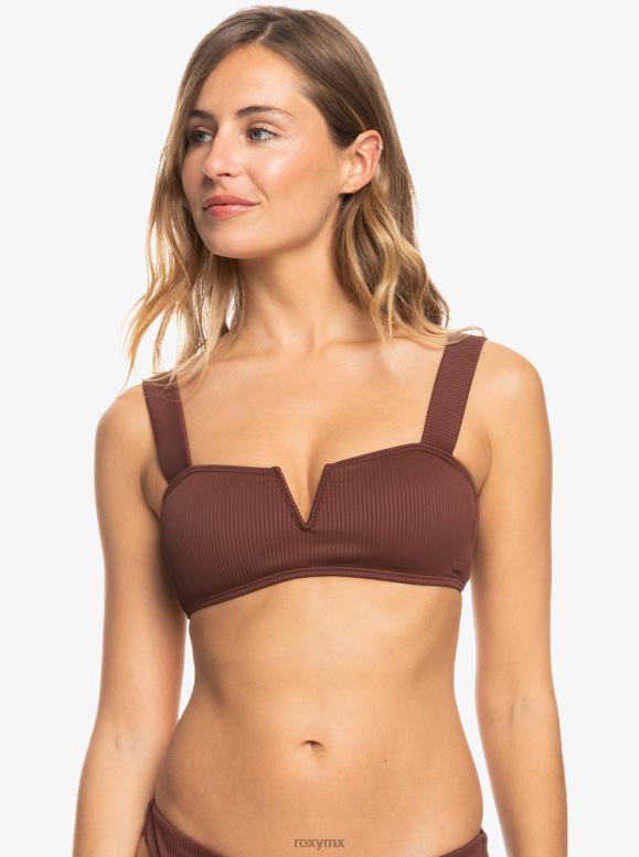Roxy mujer Me encanta la parte de arriba de bikini coco v bralette 68XP0764