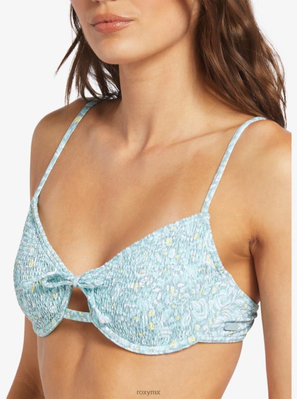 Roxy mujer Top de bikini con aros y corpiño con aros Seaside Tropics 68XP0847