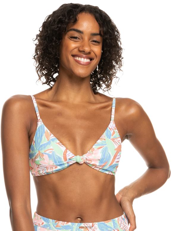 Roxy mujer Top de bikini de triángulo Love Rib The Surf Knot 68XP01001