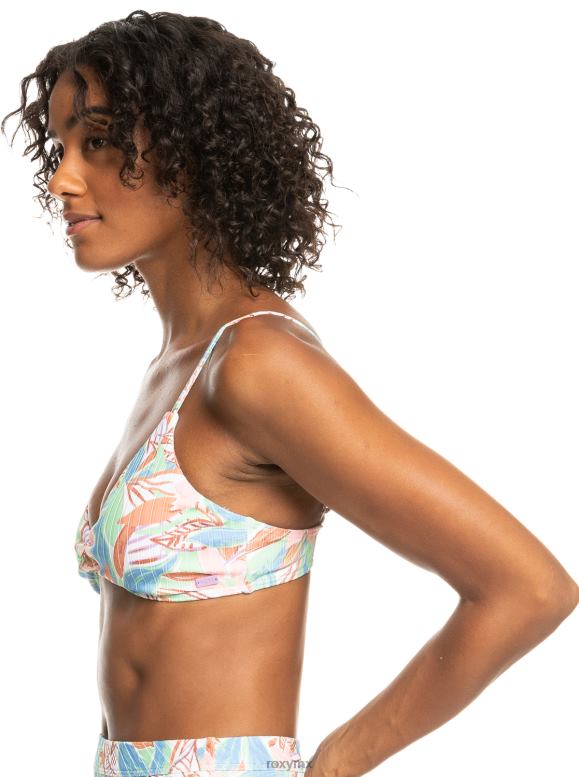 Roxy mujer Top de bikini de triángulo Love Rib The Surf Knot 68XP01001