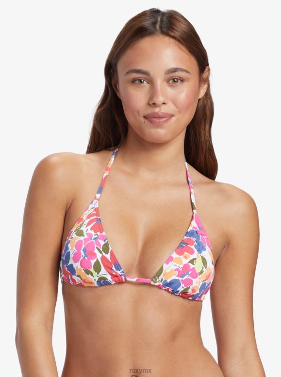 Roxy mujer parte de arriba de bikini bloomin tiki tri 68XP0635
