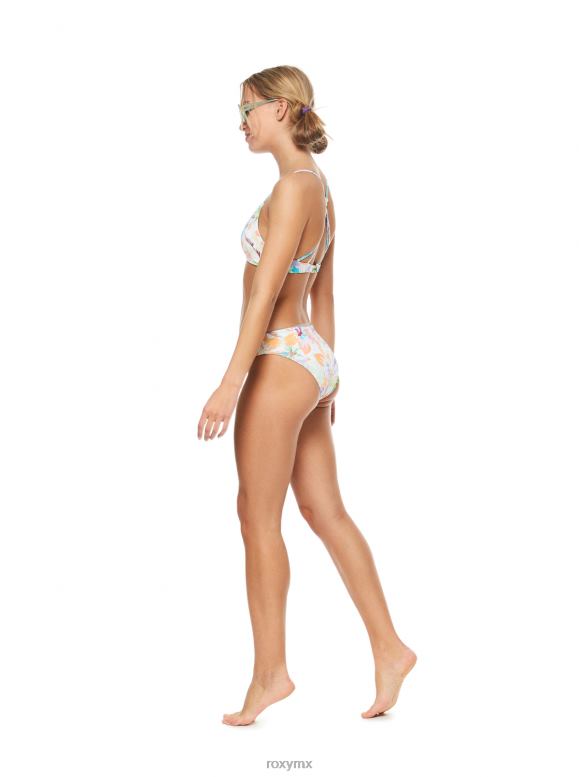 Roxy mujer parte de arriba de bikini de triángulo reversible retro revo 68XP0779