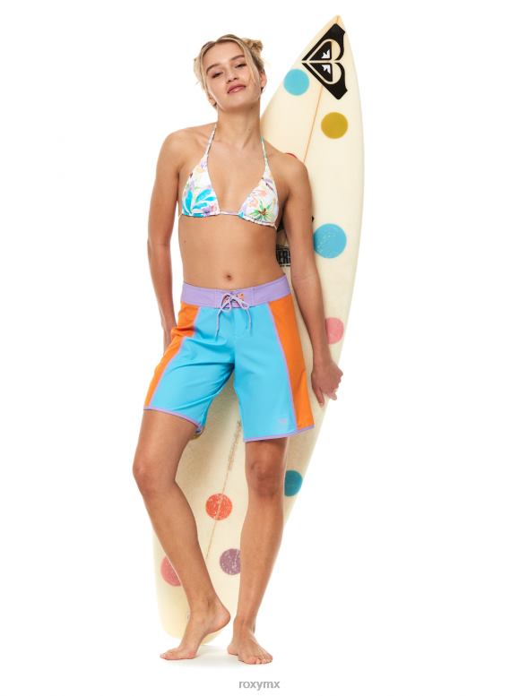 Roxy mujer parte de arriba de bikini de triángulo tiki reversible retro revo 68XP0777