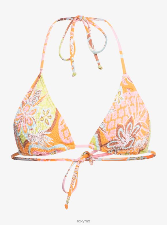 Roxy mujer parte de arriba de bikini triatlón tiki floraldelic 68XP0691