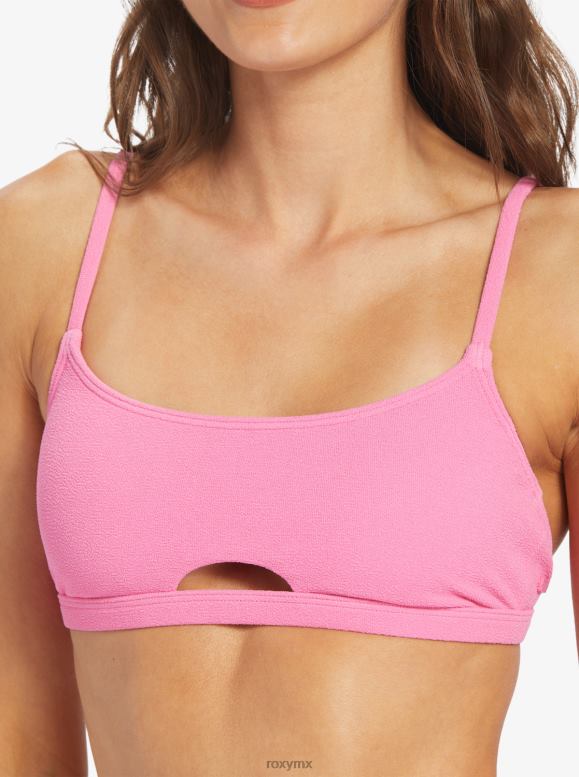 Roxy mujer parte superior de bikini estilo bralette con calor hawaiano 68XP0907