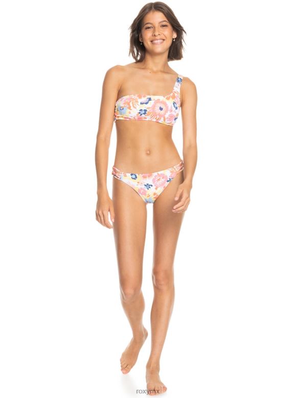 Roxy mujer top de bikini asimétrico estampado beach classics 68XP01087