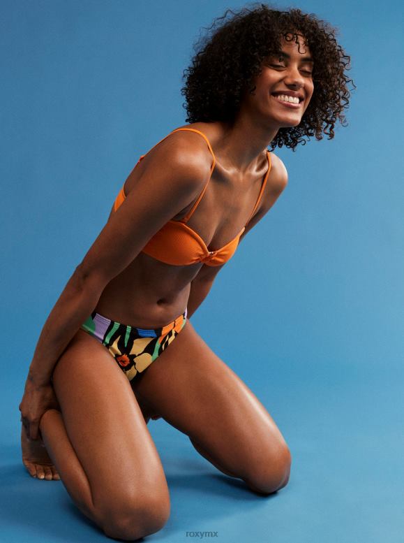 Roxy mujer top de bikini bandeau color mermelada 68XP0782