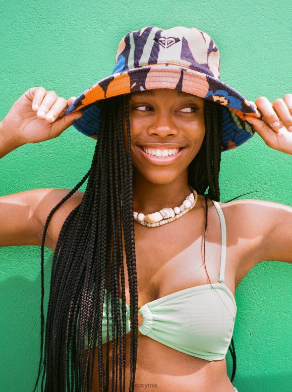 Roxy mujer top de bikini bandeau color mermelada 68XP0791